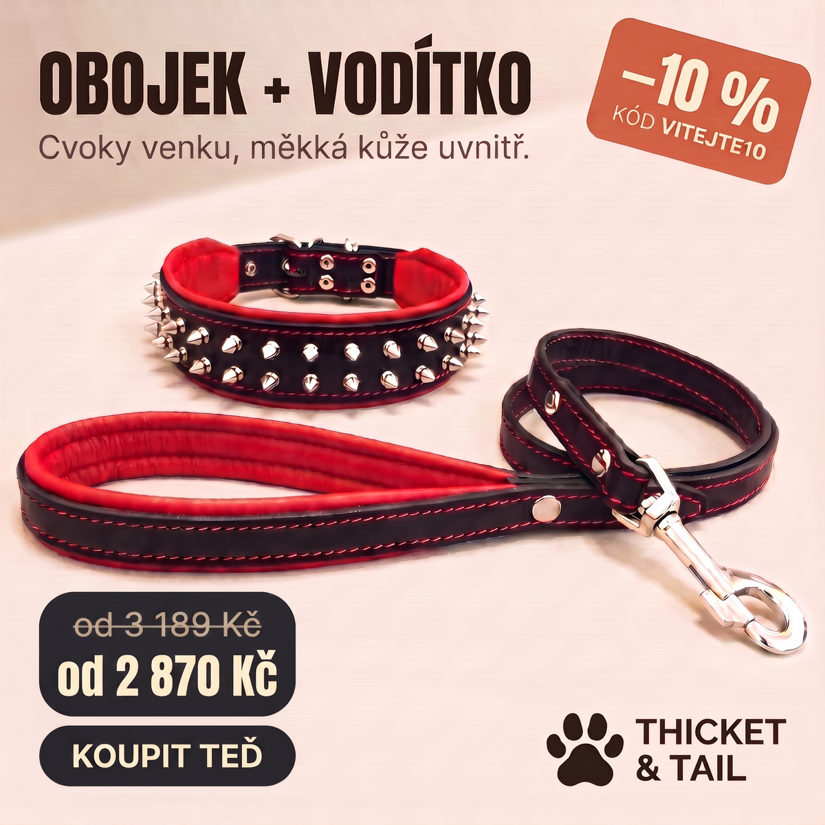 Set Frenchie červený – reklamní grafika